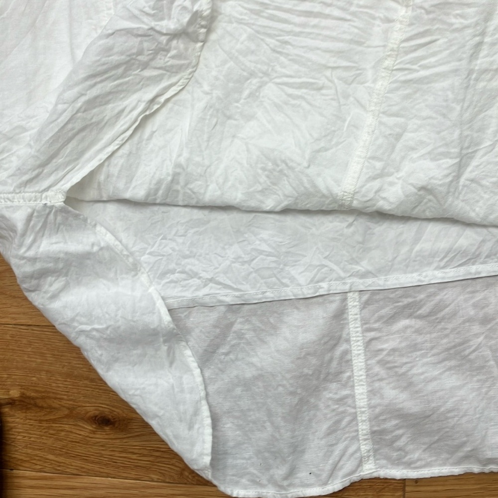 Eddie Bauer Sleeveless Flowy tank linen white  Dress 2XL - Picture 4 of 7